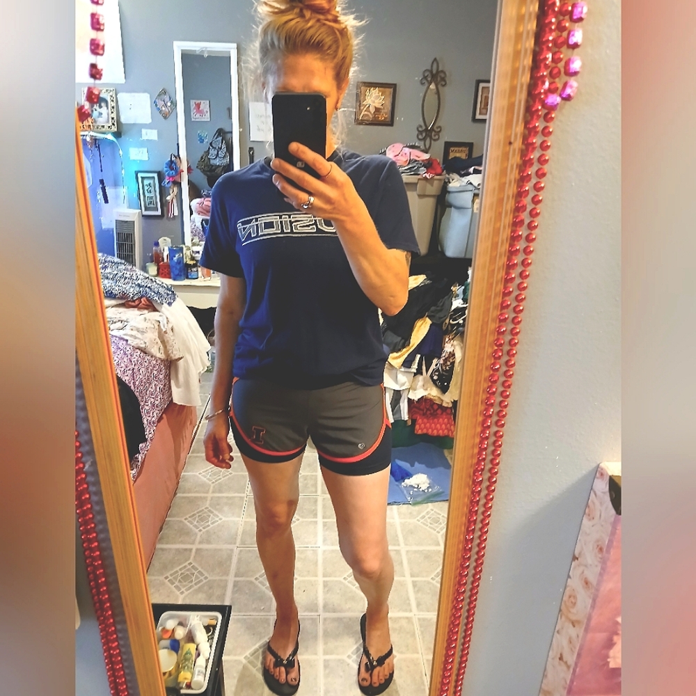 🎈NWT Colosseum Illinois Running Shorts🎈BUY 1 GET 1 FREE w/ Built-In Spandex S